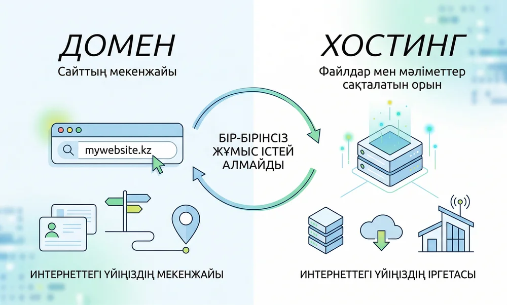 домен және хостинг